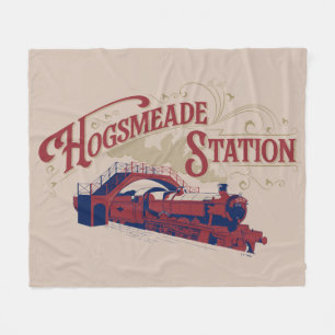HOGSMEADEステーションヴィンテージグラフィック フリースブランケット