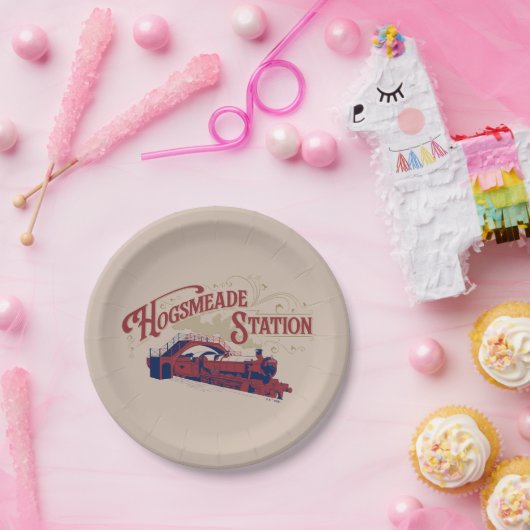 HOGSMEADEステーションヴィンテージグラフィック ペーパープレート (パーティー)