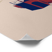 HOGSMEADEステーションヴィンテージグラフィック ポスター (角)