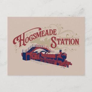 HOGSMEADEステーションヴィンテージグラフィック ポストカード