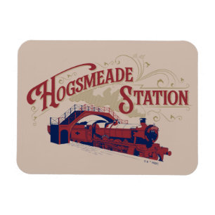 HOGSMEADEステーションヴィンテージグラフィック マグネット