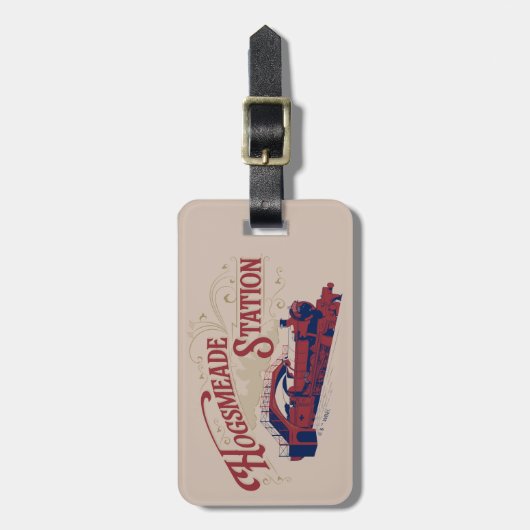 HOGSMEADEステーションヴィンテージグラフィック ラゲッジタグ (正面縦)