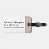 HOGSMEADEステーションヴィンテージグラフィック ラゲッジタグ (裏面横)