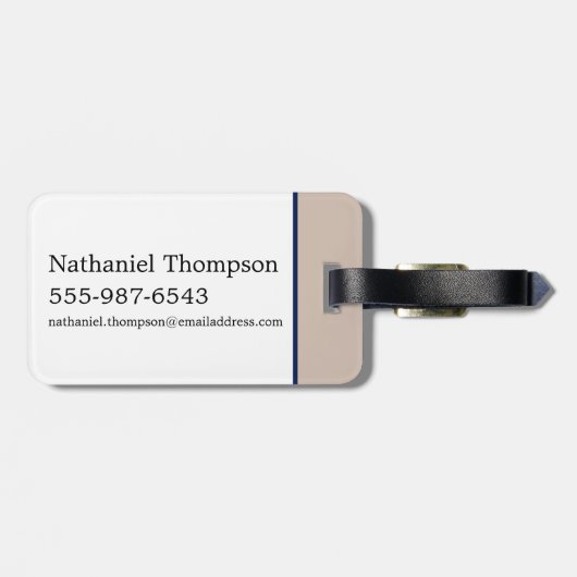 HOGSMEADEステーションヴィンテージグラフィック ラゲッジタグ (裏面横)