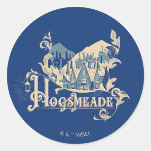 HOGSMEADE™ヴィンテージビレッジグラフィック ラウンドシール