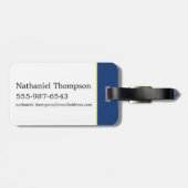 HOGSMEADE™ヴィンテージビレッジグラフィック ラゲッジタグ (裏面横)