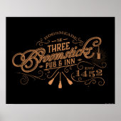 HOGSMEADE™ THE THREE BROOMSTICKS™ パブ&イン ポスター (正面)