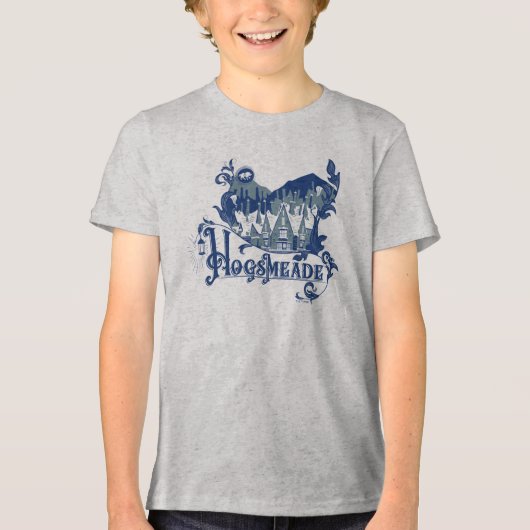 HOGSMEADE™ Vintage Village Graphic トライブレンドＴシャツ (正面)