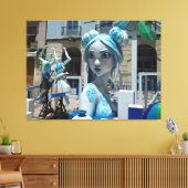 Hogueros de Alicante Sculpture キャンバスプリント (インサイチュ (リビング))