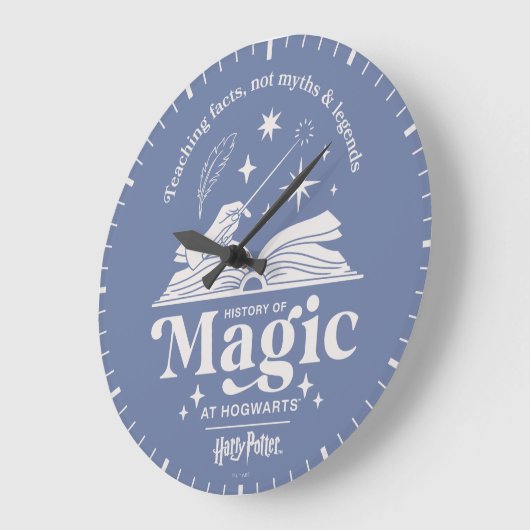 HOGWARTSでの魔法の歴史™ ラージ壁時計 (傾斜)