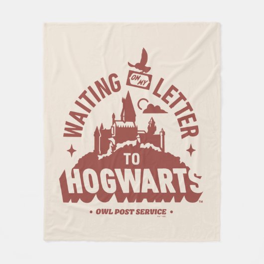 HOGWARTS™からの手紙を待って フリースブランケット (正面)