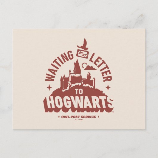HOGWARTS™からの手紙待ち ポストカード (正面)
