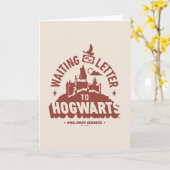 HOGWARTS™への手紙が来るのを待って カード (黄色い花)