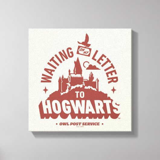 HOGWARTS™への手紙が来るのを待って キャンバスプリント (正面)