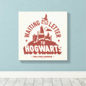 HOGWARTS™への手紙が来るのを待って キャンバスプリント (インサイチュ (ウッドフロア))