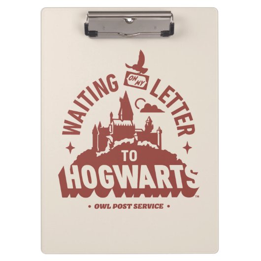 HOGWARTS™への手紙が来るのを待って クリップボード (正面)