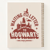 HOGWARTS™への手紙が来るのを待って ノートブック (裏面)