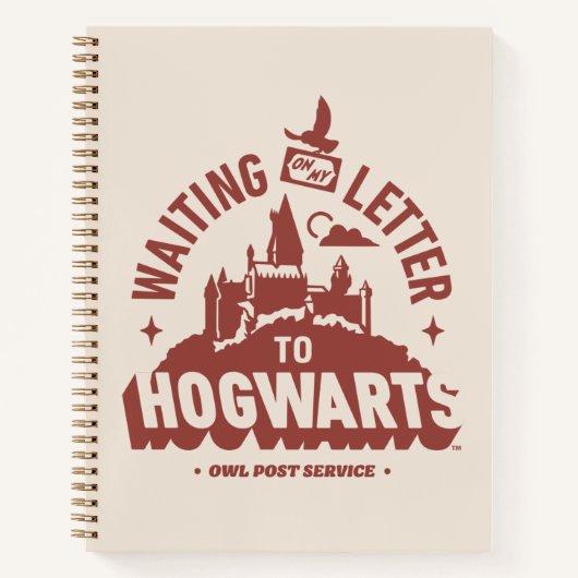 HOGWARTS™への手紙が来るのを待って ノートブック (正面)