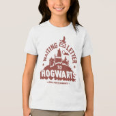 HOGWARTS™への手紙を待っている トライブレンドTシャツ (正面)