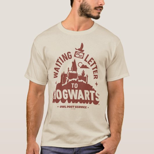 HOGWARTS™への手紙を待って Tシャツ (正面)