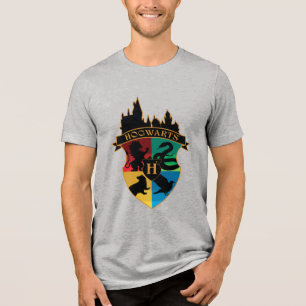 HOGWARTS™ キャスルクレスト ハウスプライド バッジ トライブレンドＴシャツ