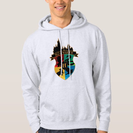 HOGWARTS™ キャスル・クレスト寮の誇りバッジ パーカ (正面)