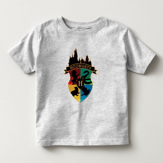 HOGWARTS™ キャスル・クレスト ハウス・プライド・バッジ トドラーTシャツ (正面)