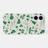 HOGWARTS™クラス部活パターン iPhone 16ケース (裏面横)