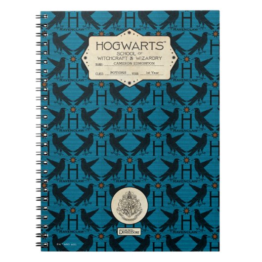 HOGWARTS™スクールRAVENCLAW™クラス ノートブック (正面)