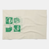 HOGWARTS™ハウス動物グリッド キッチンタオル (横)