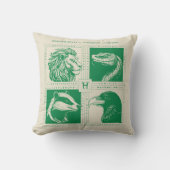 HOGWARTS™ハウス動物グリッド クッション (正面)