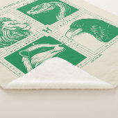 HOGWARTS™ハウス動物グリッド シェルパブランケット (3/4)