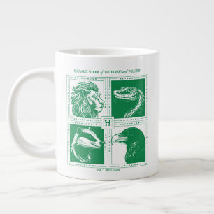HOGWARTS™ハウス動物グリッド ジャンボコーヒーマグカップ