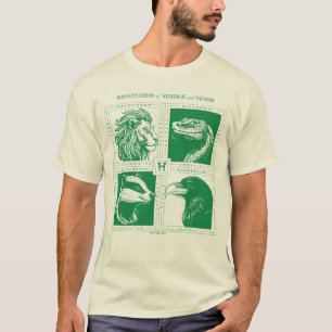 HOGWARTS™ハウス動物グリッド Tシャツ