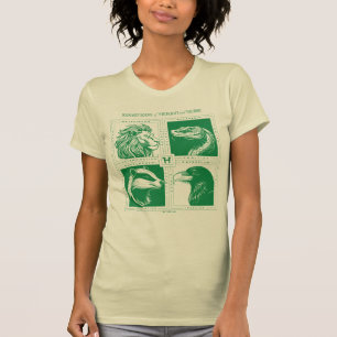 HOGWARTS™ハウス動物グリッド Tシャツ