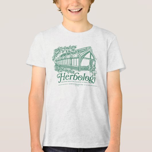 HOGWARTS™ ハーブ学 温室 トライブレンドTシャツ (正面)