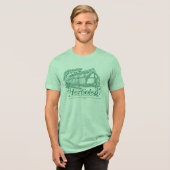 HOGWARTS™ ハーブ研究温室 トライブレンドTシャツ (正面全面)
