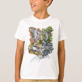 HOGWARTS™バッジフローラグラフィック Tシャツ