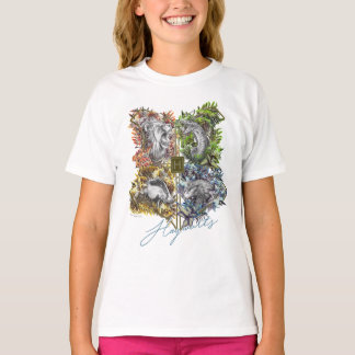 HOGWARTS™バッジフローラグラフィック Tシャツ