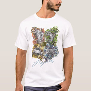 HOGWARTS™バッジフローラグラフィック Tシャツ