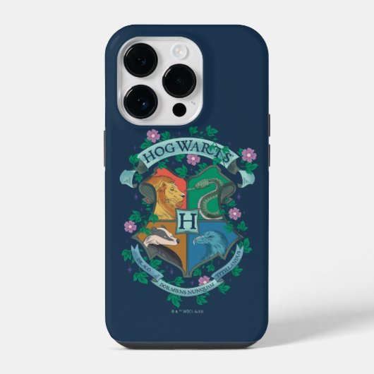 HOGWARTS™ フラワークレスト iPhoneケース (裏面)