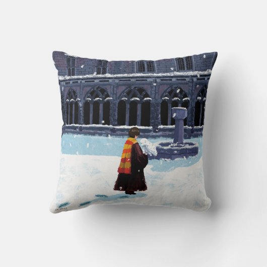 HOGWARTS™中庭のHARRY POTTER™ & Hedwig クッション (裏面)