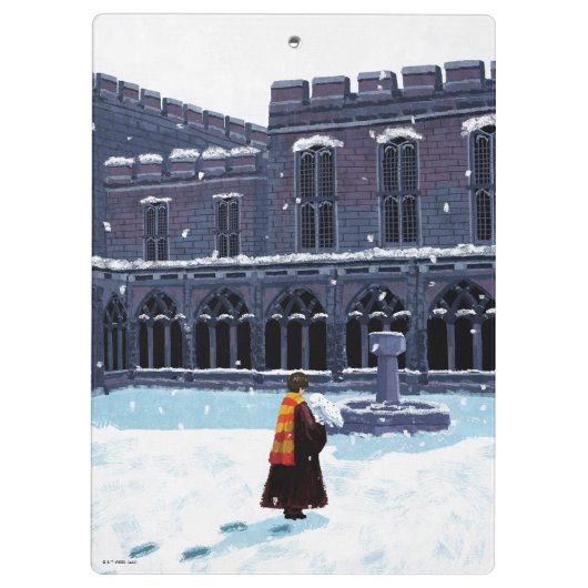 HOGWARTS™中庭のHARRY POTTER™ & Hedwig クリップボード (裏面)