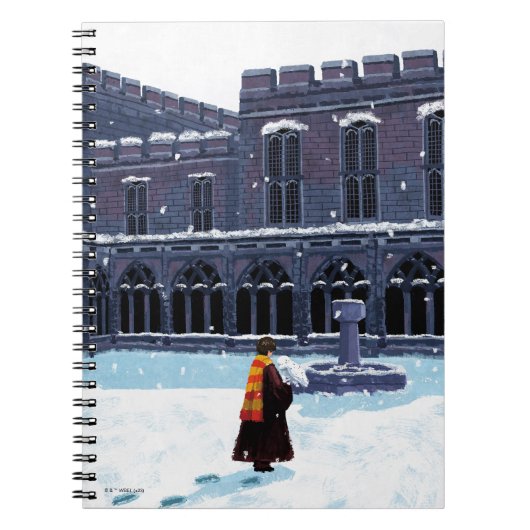HOGWARTS™中庭のHARRY POTTER™ & Hedwig ノートブック (正面)
