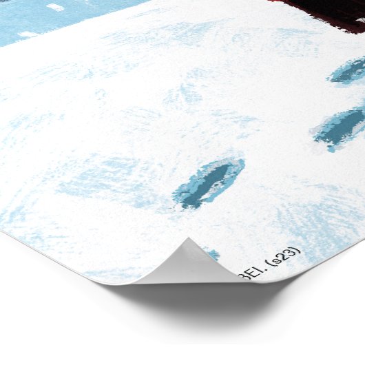 HOGWARTS™中庭のHARRY POTTER™ & Hedwig ポスター (角)