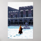 HOGWARTS™中庭のHARRY POTTER™ & Hedwig ポスター (正面)