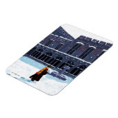 HOGWARTS™中庭のHARRY POTTER™ & Hedwig マグネット (左側)