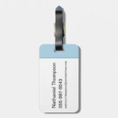 HOGWARTS™中庭のHARRY POTTER™ & Hedwig ラゲッジタグ (裏面縦)