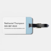 HOGWARTS™中庭のHARRY POTTER™ & Hedwig ラゲッジタグ (裏面横)