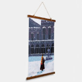 HOGWARTS™中庭のHARRY POTTER™ & Hedwig 吊り下げ型タペストリー (傾斜あり)